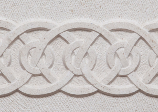 Meander logo tegel oud